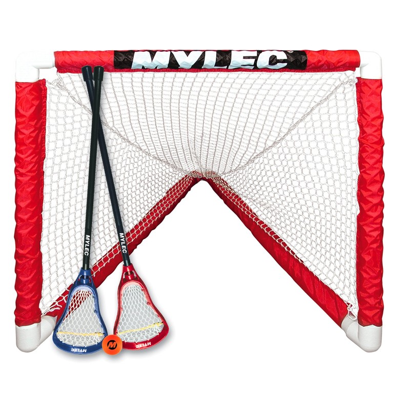 Mylec Mini Lacrosse Goal Set, White