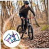 OHPHCALL 1pair Aluminium Alloy Bike Pedals Lightweight Anti-Skid Spindle Pedals