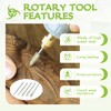 EPLZON Wood Carving Tools for Rotary HSS Tool 1/8” Shank