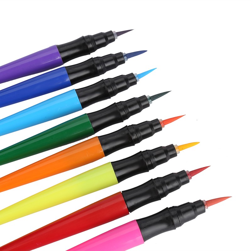 8Pcs Body Painting Brush Pen Set Artistic Watercolour Drawing Pen