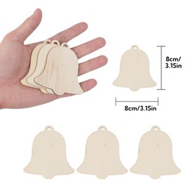 30PCS Wooden Christmas Baubles Christmas Wooden Ornaments Wood Slices Christmas Tree Hanging Decorations for Xmas Decoration DIY Crafts…