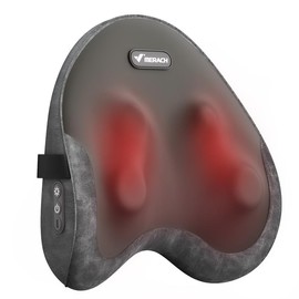 MERACH 【Mother's Day Gift】MERACH Portable Heated Back and NeckMassage Deep Tissue Massage Pillow forChair,Car Relax Comfort Multifunction Massager - Specification: Black