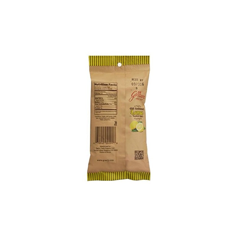 Gilliam Old Fashioned Candy Flavored Sanded Lemon Drops Pack of