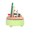 Panda Shaped Music Box Desktop Wooden HandiCraft Ornament for Valentine's