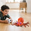 Remote Control Octopus Toy with LED Eyes & Spinning Tentacles,