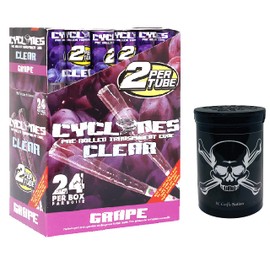 DC Crafts Nation Pop Lid Fresh Kettle with Cyclones Clear Grape 24 Count Box - Jolly Roger