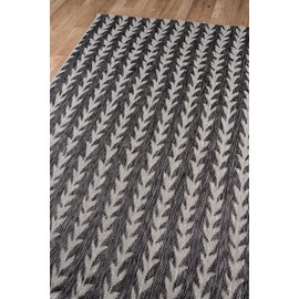 Novogratz by Momeni Villa Amalfi Area Rugs, 6'7" X 9'6", Charcoal