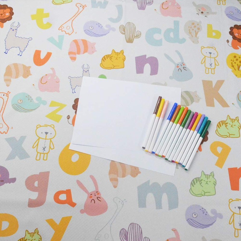 Baby Splat Mat for Under High Chair and Arts and