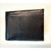 Ensign Peak Bi-Fold Genuine Leather Wallet, Multi-Window Pass Case, Black
