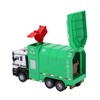Garbage Truck Toy, 1:50 Pull Back Alloy Waste Management Recycling