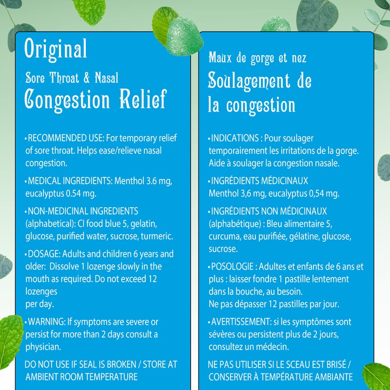 Valda Original – Menthol & Eucalyptus – Sore Throat &