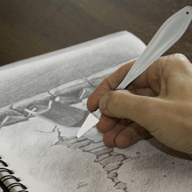 HOODANCOS Blending Sponge Pen Rubbing Sponge Brush Sketch Wipe Reusable Blending Stump Drawing Art Blenders for School Student Artist Highlight Shadow Detail Correcting Tool