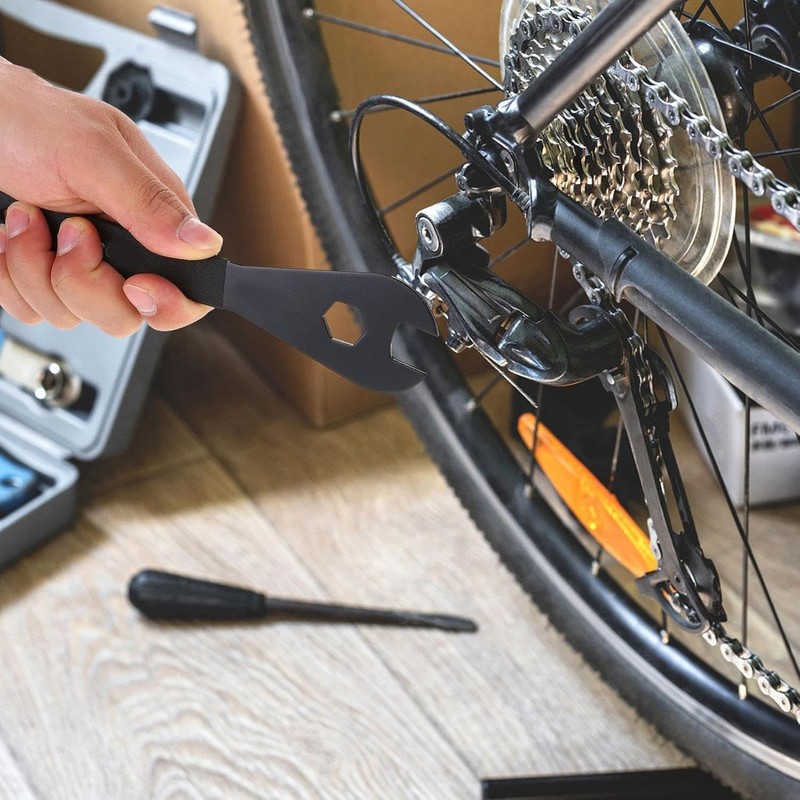 Hominas Multi-Function Carbon Steel Cone Wrench Spanner Bike Bicycle Repair
