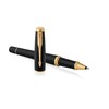 Parker Urban Chrome Trim Rollerball Pen with Fine Nib- Black
