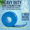 U.S. Pool Supply 2" x 50' Heavy Duty Blue PVC