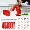 SUSTEAS Rotary Cheese Grater with Handle - Vegetable Shredder with