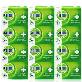 Dettol Original Soap / 데톨 오리지널 비누 x 12개~초 세안 세수 데톨 스킨케어 비누 x 12개~초특가 세안 세수 비누 드봉 후레쉬 릴리 비누 100g x 12개