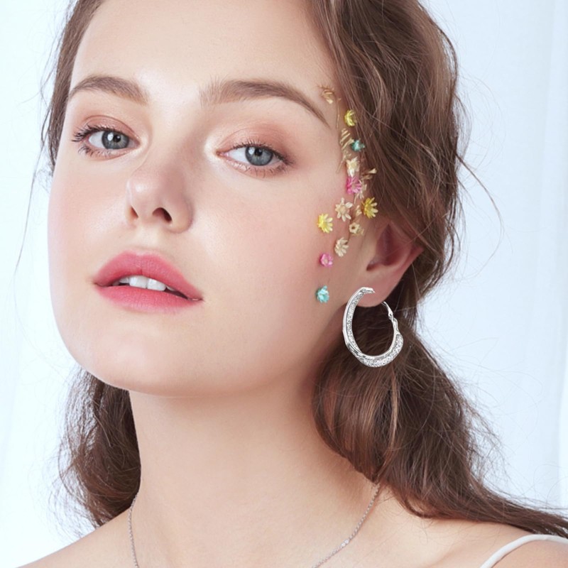 Leogony Earrings for Women, Hoops Hypoallergenic Earings