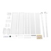 MARTEXBUY Clamp On Desk Organizer Shelf, Pegboard Multipurpose Countertop Desk