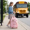 Meetbelify Kids Rolling Backpack with Wheels for Elementary Preschool Students