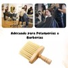 Cepillo Madera Limpieza De Cuello Barbería Corte De Pelo 1pz
