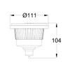 Noxion Lucent LED Spot GU10 AR111 15W 850lm 40D -