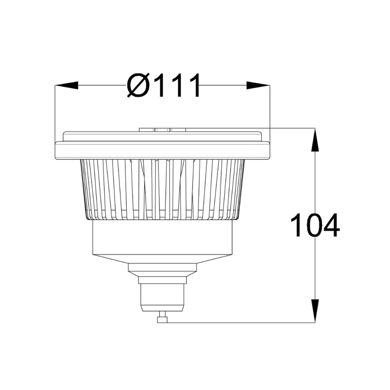 Noxion Lucent LED Spot GU10 AR111 15W 850lm 40D -