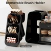 UFORU Makeup Organizer for Vanity with Brush Holder, Countertop Skincare