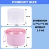 Heigoeost Denture Case, Leak Proof Denture Bath Cup for Travel,