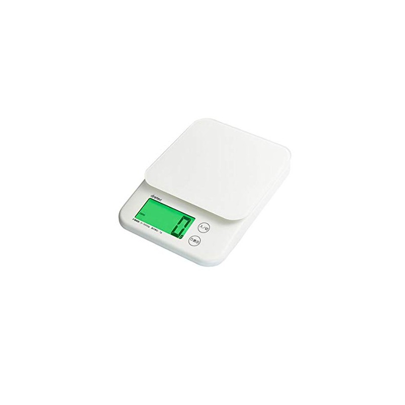 DRETEC ?chelle num?rique barquette 5 kg Blanc KS-513WT (japon importation)