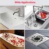 25 Pack Disposable Shower Drain Hair Catcher Mesh Stickers, Clog-Proof