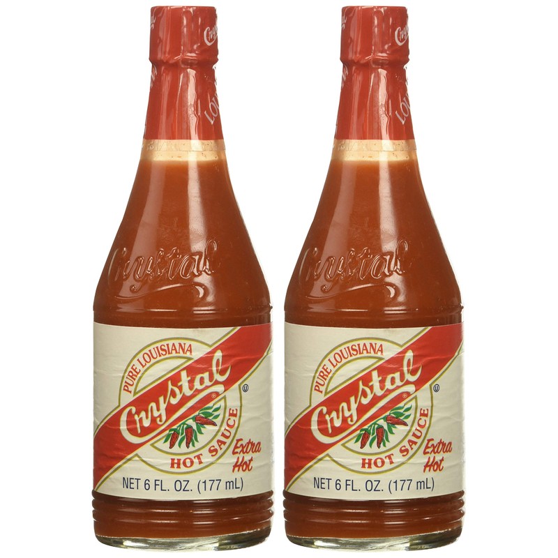 Crystal Hot Sauce Extra Hot 6.0 OZ (Pack of 2)