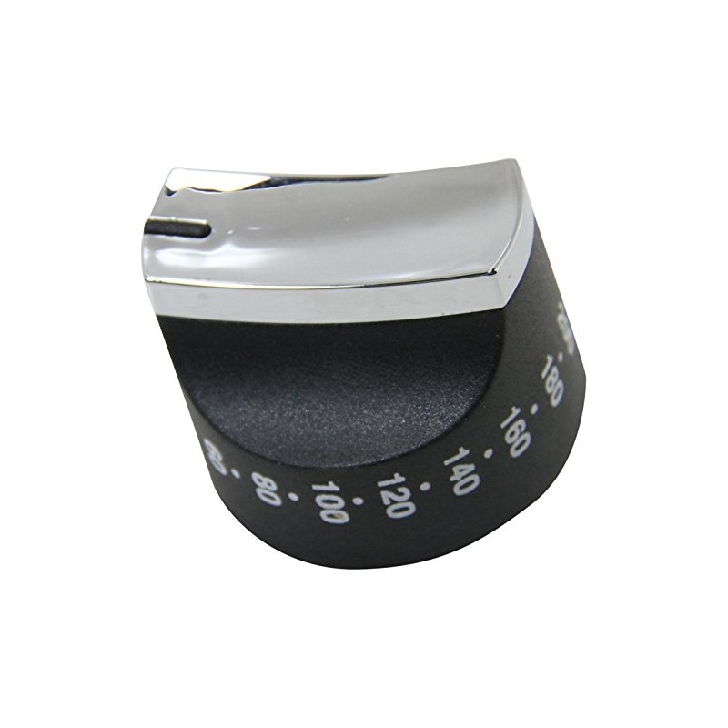 Belling Stoves Howdens Oven Black & Chrome Control Knob. Genuine