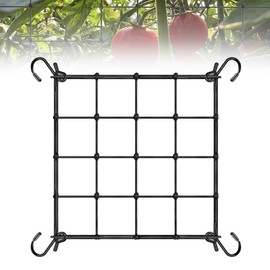 SGERUFZ Wachsen Zelt Netz, Gemüseschutznetz, Nylon Netz für Garten Obstgarten, Elastische Spalier Netz mit 4 Haken, Ranknetz für Pflanzen, für Gemüse Früchte Blumen (50 * 50cm)