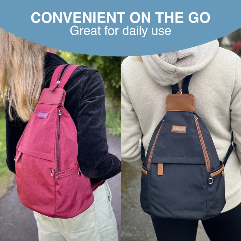 Spirit - Nylon Waterproof Backpack - Lightweight Rucksack with Multiple