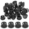 uxcell 30pcs Nylon Plastic Hole Plugs, 3/5"(16mm) Round Drill Screw
