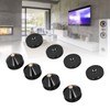 4 Set Speaker Spikes Floor Protector Metal Speaker Isolation Stand