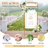 LyeXD Wedding Sign Stand, 23.6*17.7*59in Welcome To Our Wedding Sign