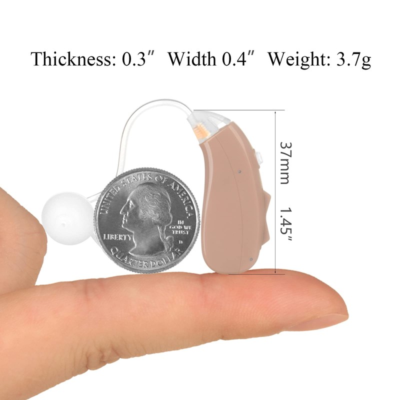 Banglijian Hearing Aid Ziv-201A Rechargeable Digital Noise Cancelling Small Size