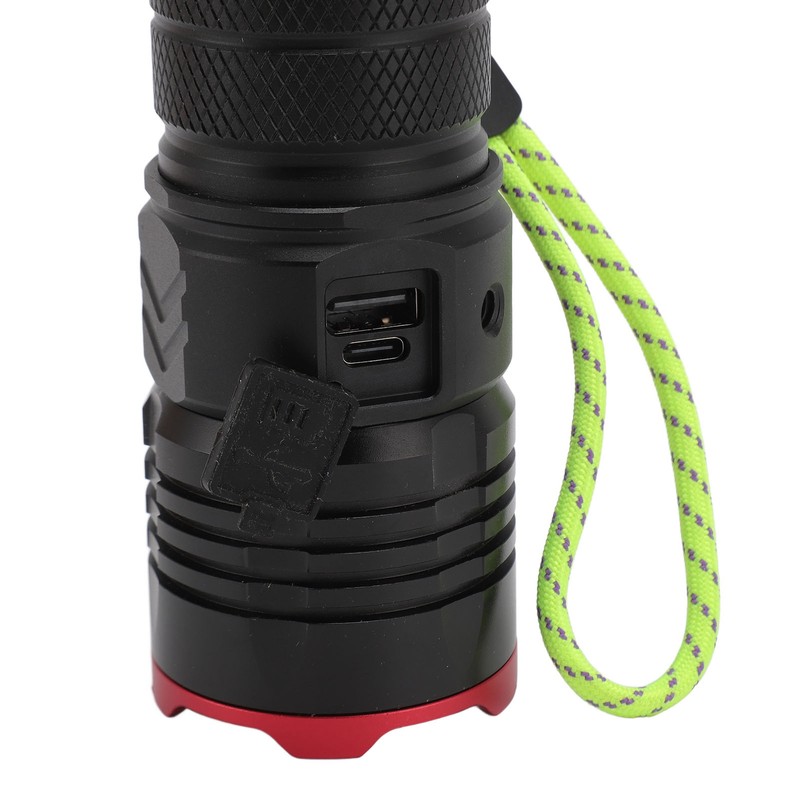 Outdoor Flashlight Professional White Laser High Brightness Waterproof Long Range