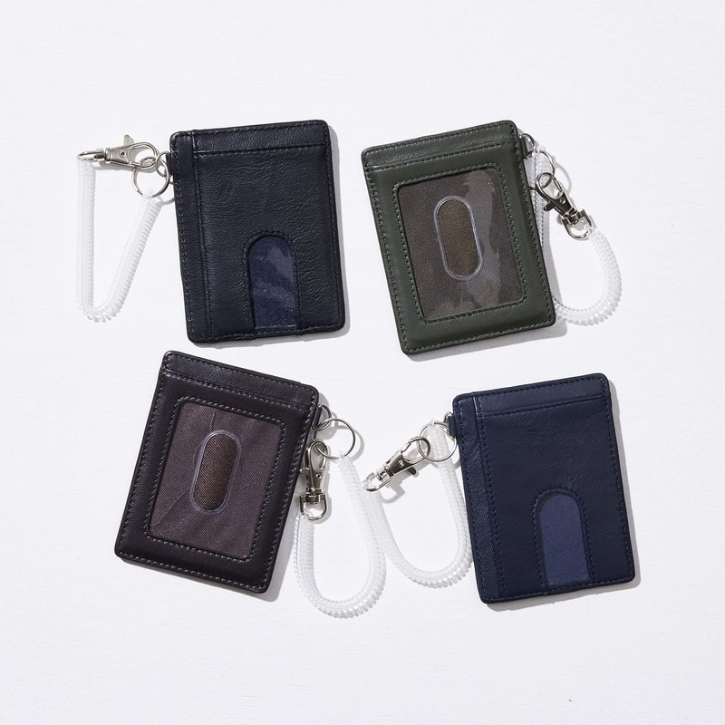 Pregiudizio Men's Lightweight Thin Italian Lamb Leather Single Pass Case