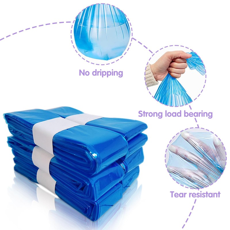 Xrten Litter Refills Bag,Blue Garbage Bags,10 Pack 15 Ft Replacement,Suitable