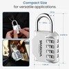Sparkiva Combination Padlock with Code, 4 Digit Heavy Duty Padlock