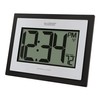 La Crosse Technology 513-1422S Atomic Digital Silver Clock with Indoor