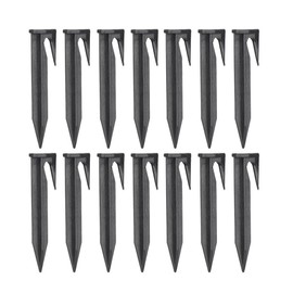 UEAVOID Pack of 30 Ground Pegs for Robotic Lawnmower Boundary Cable, Lawn Robot Ground Hooks, Ground Spikes, Hooks, Nails, Boundary Wire, Cable Pegs, Compatible with Husqvarna, Gardena, Worx, Bosch,