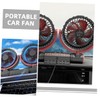 KOMBIUDA USB Adjustable Car Fan for Interior Cooling Compact Design