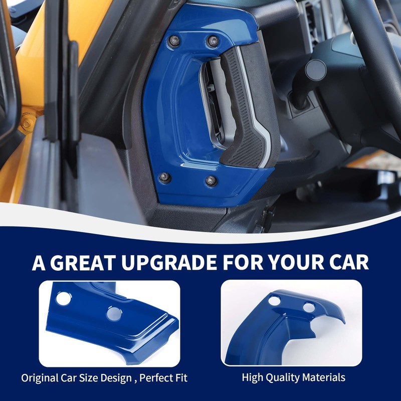 RAZPOY Center Console Side Grab Handle Cover Trim Compatible with