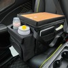 Waterproof Car Organizer with Lid, Car Cooler Bag with Cup