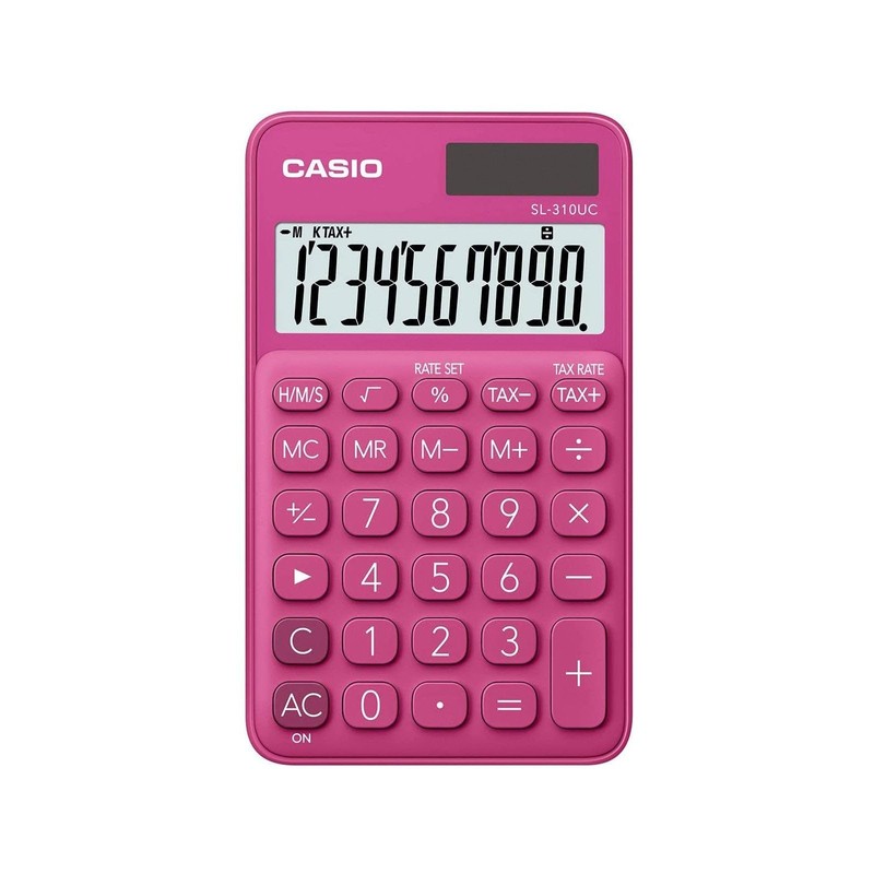 Casio SL-310UC-BU Calculator, 10 Digits, Blue