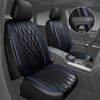 CAR PASS Piping Luxury PU Leather Two Front Car Seat
